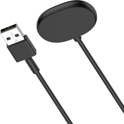 Strap-it Oplader geschikt voor Google Pixel Watch 5 (41mm & 45mm) & Pixel Watch 4 (41mm & 45mm) - USB-A Oplaadkabel - 1 Meter - Zwart