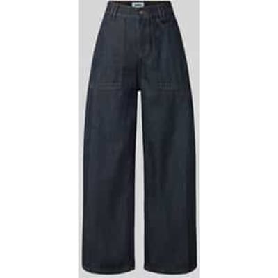 wide fit jeans met katoenanteil model 'Derive'