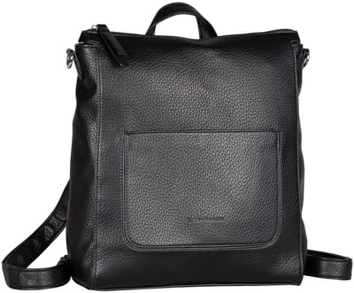 TOM TAILOR rugzak schoudertas Raisa Hobo Bag / Backpack Black zwart