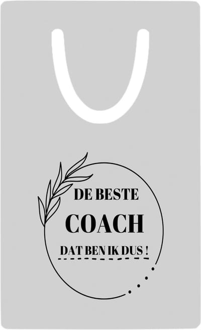 Hacebo® - de beste coach dat ben ik dus metalen boekenlegger - Coach - beste coach - liefste coach - afscheids cadeau - verjaardag - cadeau - kado - bedankje Bladwijzer boekenleggers - 7.6 cm x 5cm
