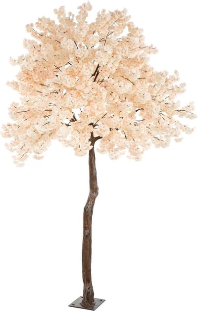Emerald - Kunstboom Bloesem 320cm peach - Kunstplant voor binnen - Japanse Sakura - Bloesemboom - Cherry Blossom