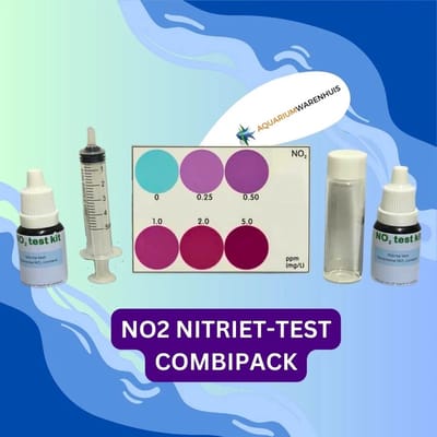 AquaCheck NO2 Nitriet druppeltest - Makkelijk, snel en nauwkeurig - Nitrietwaarden meten