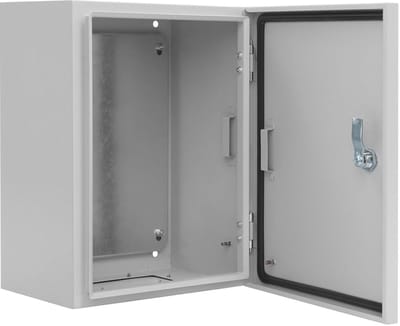 Distributeurkast Buiten - Stroomkast Waterdicht - Elektronica Beveiligen - IP65 Beveiligingsklasse - 30x40x20 cm - Lichtgrijs