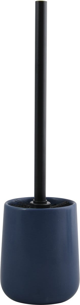 MSV WC Borstel met Houder - MAONIE - Toiletborstel Vrijstaand - Keramiek - Blauw