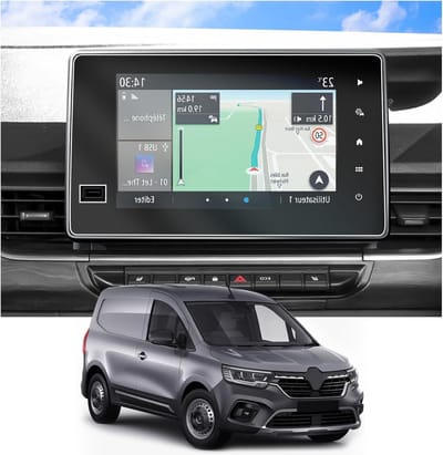 Compatibele Navigatiescherm Beschermfolie voor Renault Kangoo 3 (2021-2024) - 8 Inch, 4H Krassenbestendig, Set van 2, Accessoires voor GPS en Easy Link