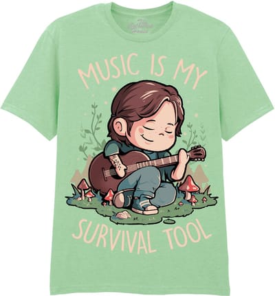 Music Is My Survival Tool The Coloured House T-shirt XXL