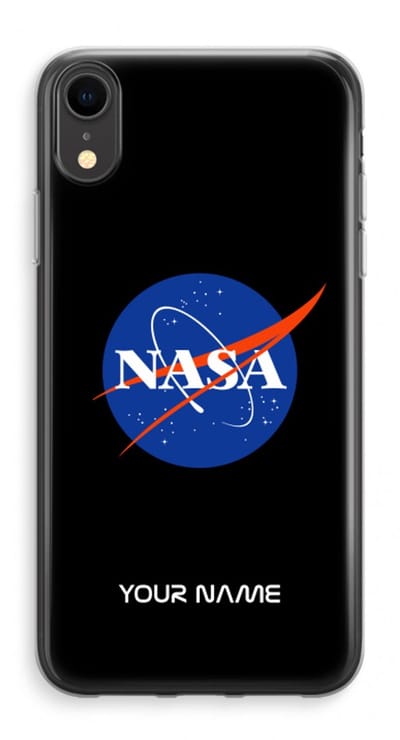 Gepersonaliseerd - Case Company® - Hoesje geschikt voor iPhone XR hoesje - NASA - Soft Cover Telefoonhoesje - Bescherming aan alle Kanten en Schermrand