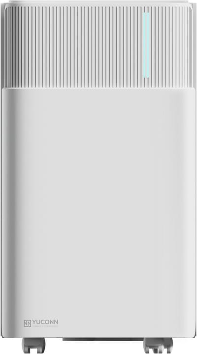 YUCONN Breeze12 - Luchtontvochtiger - 12L Per Dag - Was-droog Functie - Luchtreiniger en Ontvochtiger - Geschikt voor Slaapkamer, Badkamer, Woonkamer - Dehumidifier - Wit