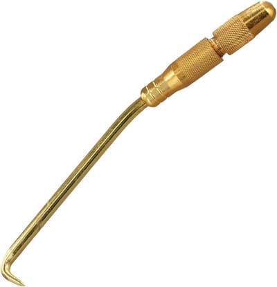 Binddraad Torsie Tool - Handmatig Bindgereedschap - Betonwapening Bevestigen - Ergonomisch Gekarteld Handvat - 240 mm - Zilverkleurig
