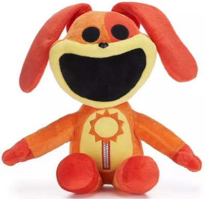 Poppy Playtime Smiling Critters (Oranje) Pluche Knuffel 32 cm - Monster Knuffels - Speelgoed voor Kinderen Jongens Meisjes - Roblox Game Plush Toy - Huggy Wuggy & Kissy Missy