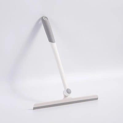360 Graden Draaibare Douchewisser Glas Ruitenwisser Schraper Zuigmond Cleaner Badkamer Spiegel Schraper Schoonmaken Tool grijs