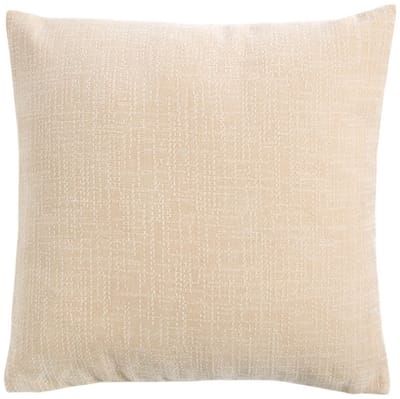 Kussen Empress velvet slub beige 45x45cm