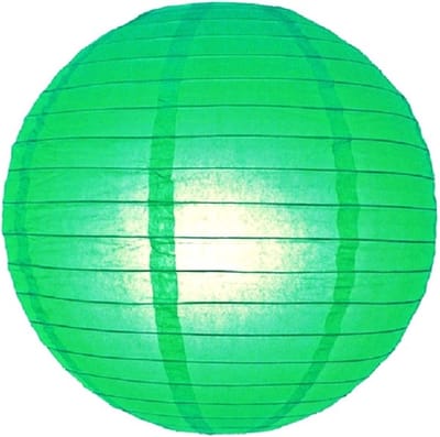 5 x Brandvertragende lampion groen 75 cm - brandwerend