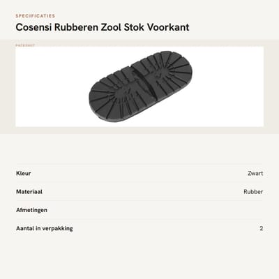 Dailygoods- Rubberen Zool Antislip - Vervangende Schoenzolen - Hielzolen - Voorzolen - Slijtvast Rubber - Zwart 17cm x 11,5cm
