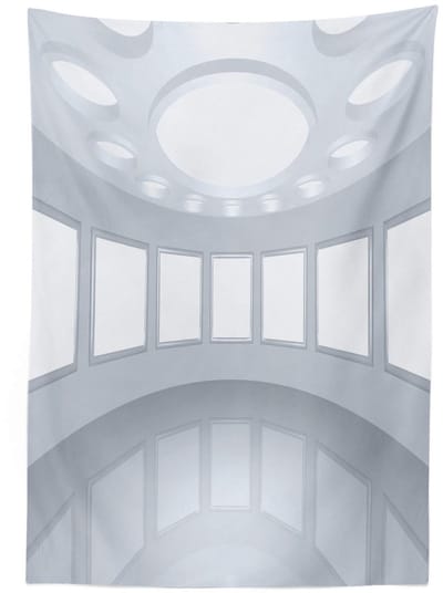 ABAKUHAUS Tafelkleed – 140x200 cm – Satinmix – Kokosnoot Wit