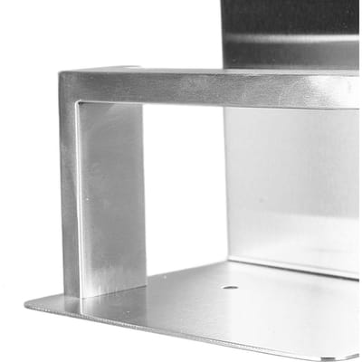 Porte-papier toilette sans perçage Acier inoxydable Porte-papier toilette avec étagère pour salle de bain toilettes gray