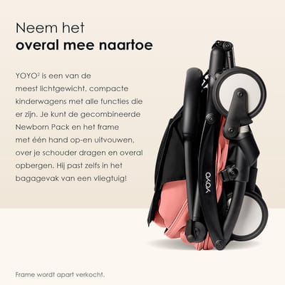 Wandelwagen Inzet 0+ Voor Pasgeborenen - Inclusief Matras, Zonnekap en Voetenzak