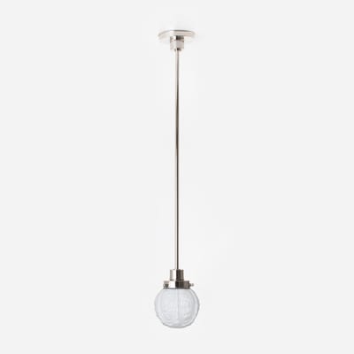 Hanglamp Guimard Flower 20's Nikkel - Art Deco Trade