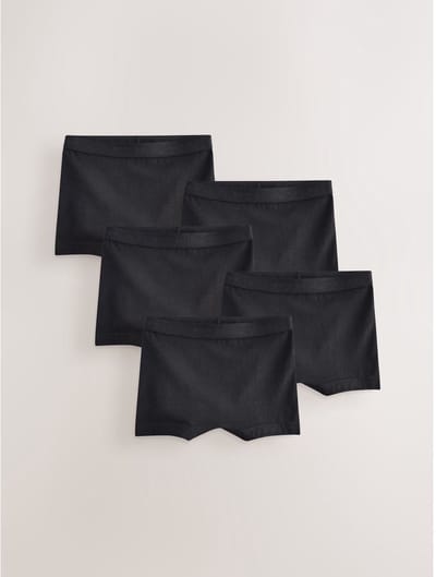 Next - Meisjes - Short Briefs 5 Pack - Zwart