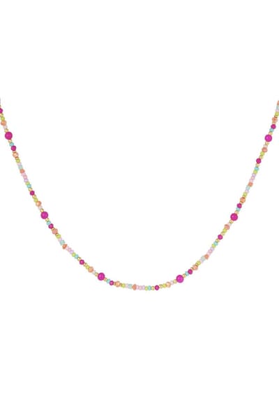 Hidzo ketting - Colorfull - Kralen - Stainless Steel