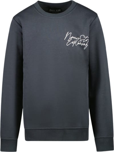 Cars jeans sweater jongens - donkergrijs - Grush - maat 176