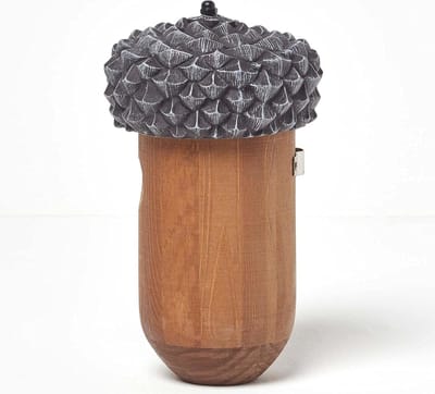 Homescapes echt houten vogelhuisje eikel