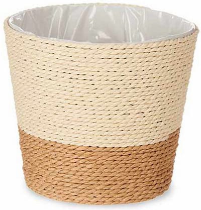 Grondlegger Natuurlijk Bruin Touw Plastic (15 x 14 x 15 cm)
