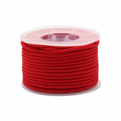 Ancient Wisdom - Hobbykoord - Rood katoen touw 3 mm x 17 m - knutselen - creatief - DIY - ambacht - touw