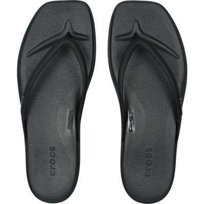 Crocs Miami Slippers en Sandalen Dames - Zwart - Maat 42-43 - Plastic