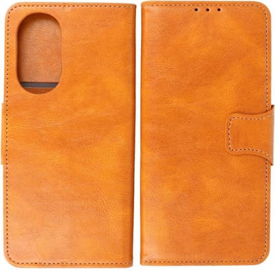 Honor 50 SE Hoesje - Portemonnee Book Case - Kaarthouder & Magneetlipje - Kunstleer - Bruin