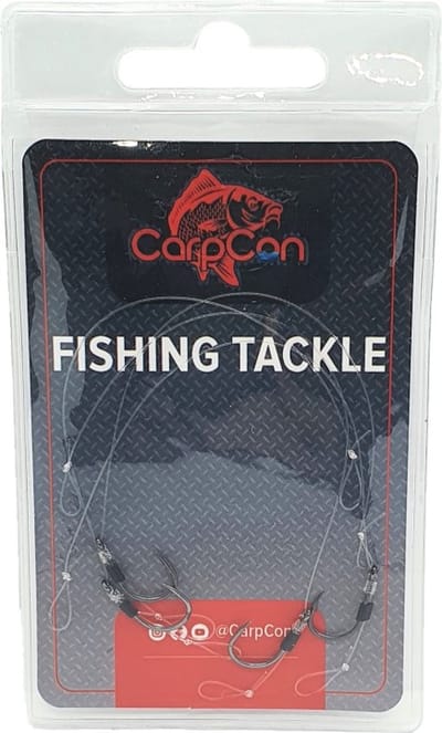 Method Hair Rigs - Haakmaat #10 - 0.24mm nylon - 4 stuks - 10cm - 4kg/8.8lbs - Method Feeder Rigs - Karper/Witvis Onderlijnen