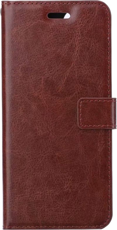 Hoesje Met Pasjeshouder - Geschikt voor Xiaomi 12 - Luxe Bookcase Portemonee - Flip Case - Kunstleer Book Case - Flipcase - Book Cover - Walletcase - Portemonneehoes - Bruin