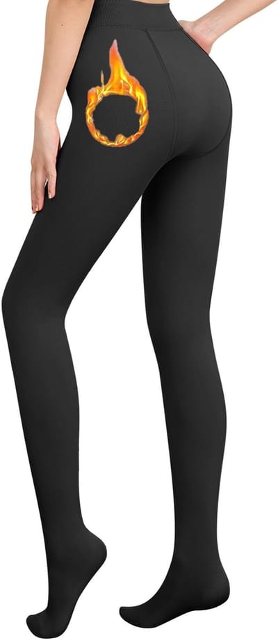 Dailygoods - Thermische Panty voor Dames - Zacht en Ondoorzichtig