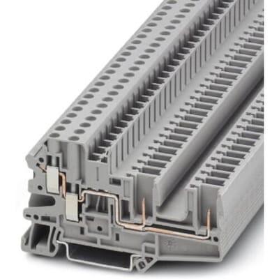 Phoenix Contact 3060296 Doorgangsklem 6.2 mm Schroeven Grijs 50 stuk(s)