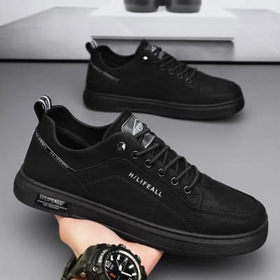 Heren Leer Casual Board Schoenen Ademende Sneakers Trend Man Wit Herfst Winter Gevulkaniseerde Schoen Loafers Heren 44 gray