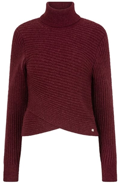 Lofty Manner Trui Sweater Katja Burgundy Red Dames Maat - XS