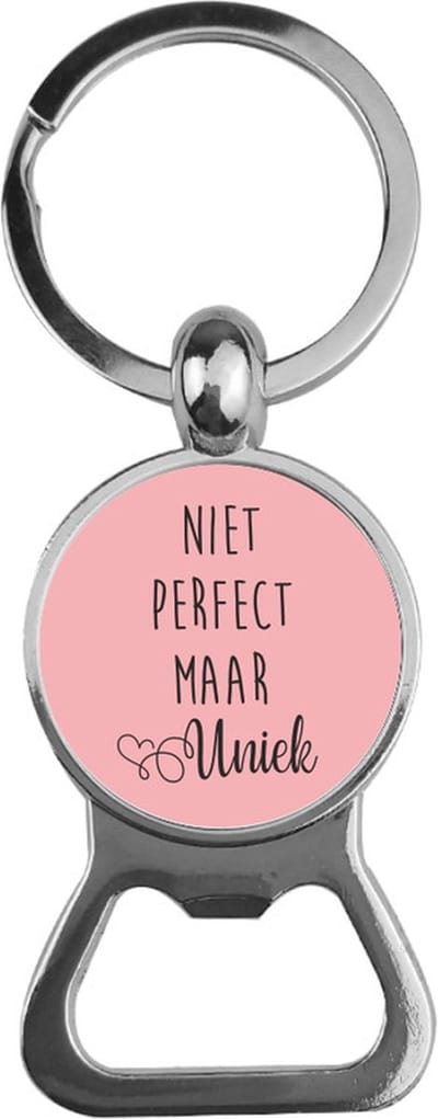 Bieropener Glas -  Niet Perfect Maar Uniek