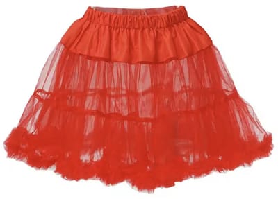 Rode Petticoat - Rode onderrok - Tutu - Onderrok - Tule onderrok - One size - Rode tutu - 40CM lang - Verkleden - Carnaval - CHPN