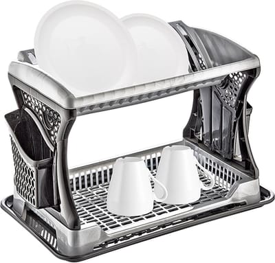 Michelino Afdruiprek - 2 laags - 46 x 30 x 13 cm - Grijs