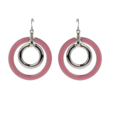 Behave - Oorbellen - Rond Design - Zachte Retro Look - 4.5 cm