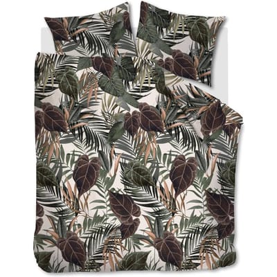 Beddinghouse Ohema dekbedovertrek - Tweepersoons - 200x200/220 - Gebroken wit