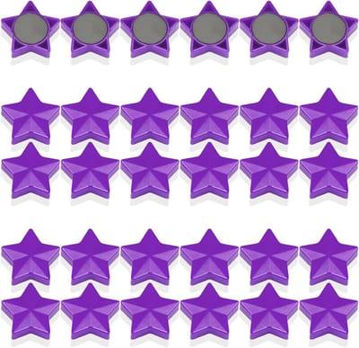 Kleurrijke ronde decoratieve magneten voor whiteboard en magnetische borden - 30 stuks multifunctionele koelkastmagneten