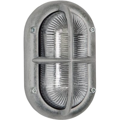 KS Verlichting - scheepslamp - Oculus - ruw aluminium - IP64 - E27