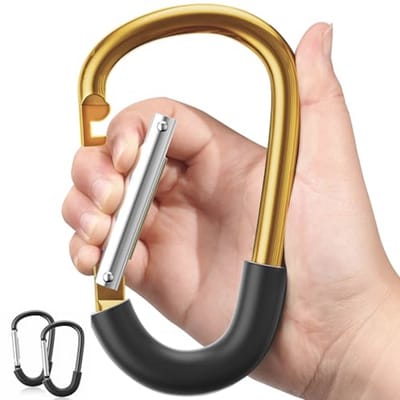 Grote Kinderwagenhaken voor Tassen - Universele Kinderwagenclips en Haken voor Zware Belastingen - Onmisbare Kinderwagenaccessoires voor Mama