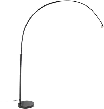 QAZQA xxl - Booglamp - 1 lichts - H 2250 mm - Zwart - Woonkamer | Slaapkamer | Keuken