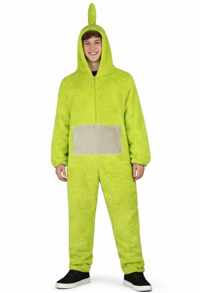 Carnavalskleding - Onesie - Groen - M - 161 - 170 cm - Kostuum - Dames & Heren - Verkleed als Kinderfiguren - Kinderen & Volwassenen