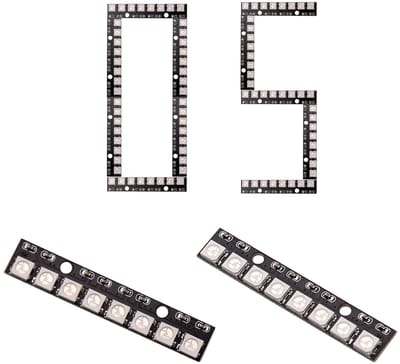 20 Stuks 8 Bit WS2812 RGB LED Module 5050 Volledig Kleur RGB Licht met Ingebouwde Driver voor Arduino en DIY Projecten