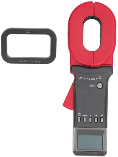 Klemweerstandstester - Digitale Aardingsmeter - Elektrische Installaties Testen - Breed Meetbereik - 0.01-1200 Ohm