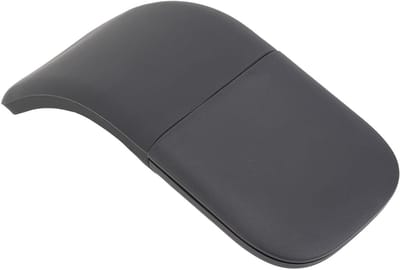 Draadloze Bluetooth Arc Mouse, Ultra-dun en Vouwbaar Ontwerp voor Laptops, Tablets en Smartphones - Zwart, Ergonomisch en Draagbaar