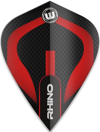 Winmau Rhino Kite Black & Red - Dart Flights